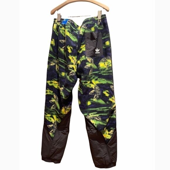 Adidas Big Trefoil Polar Fleece Print Track Pants - Picture 7 of 8